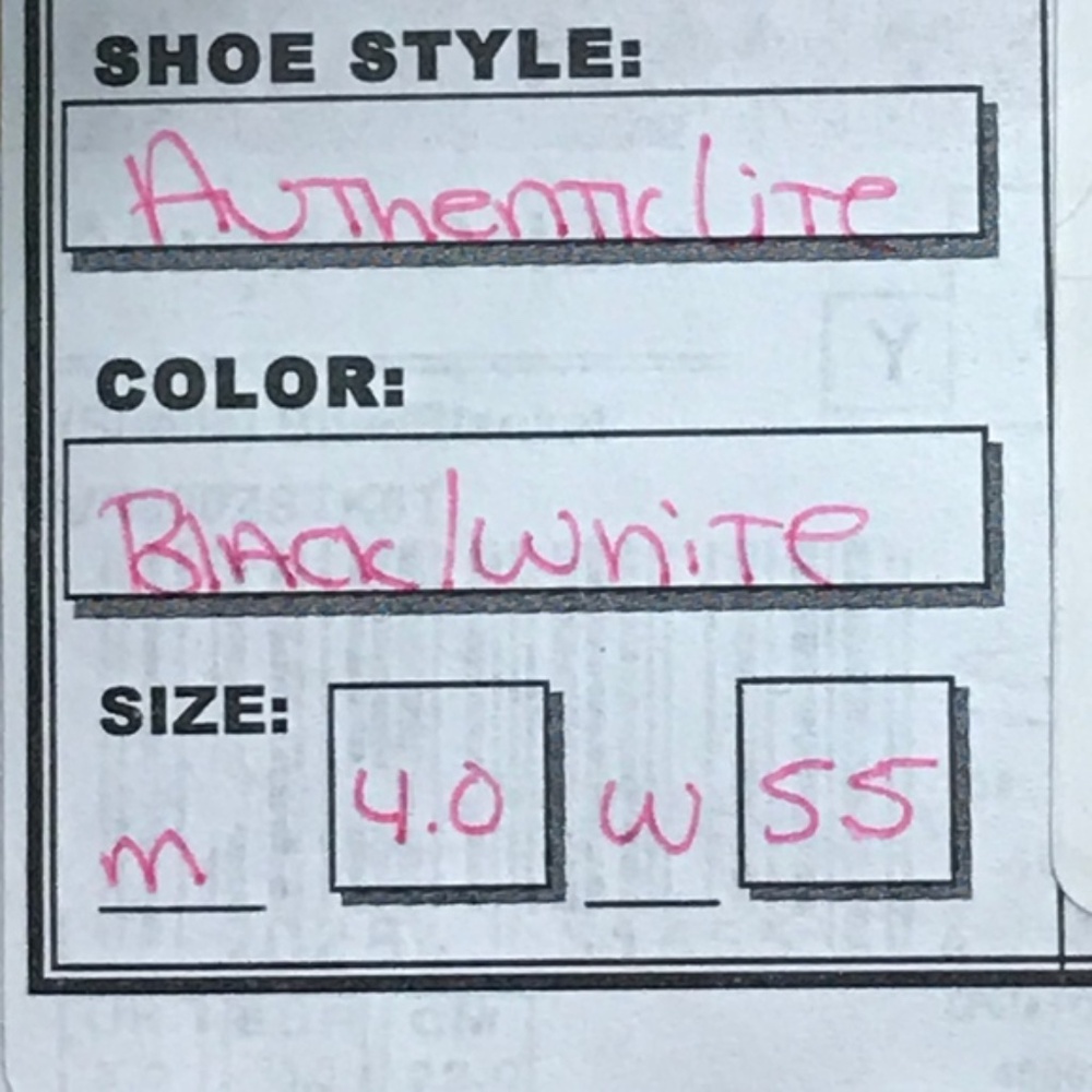 Vans Authentic Lite‎ Black White Shoes - Picture 8 of 8